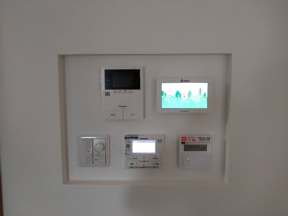 最終の電気工事
