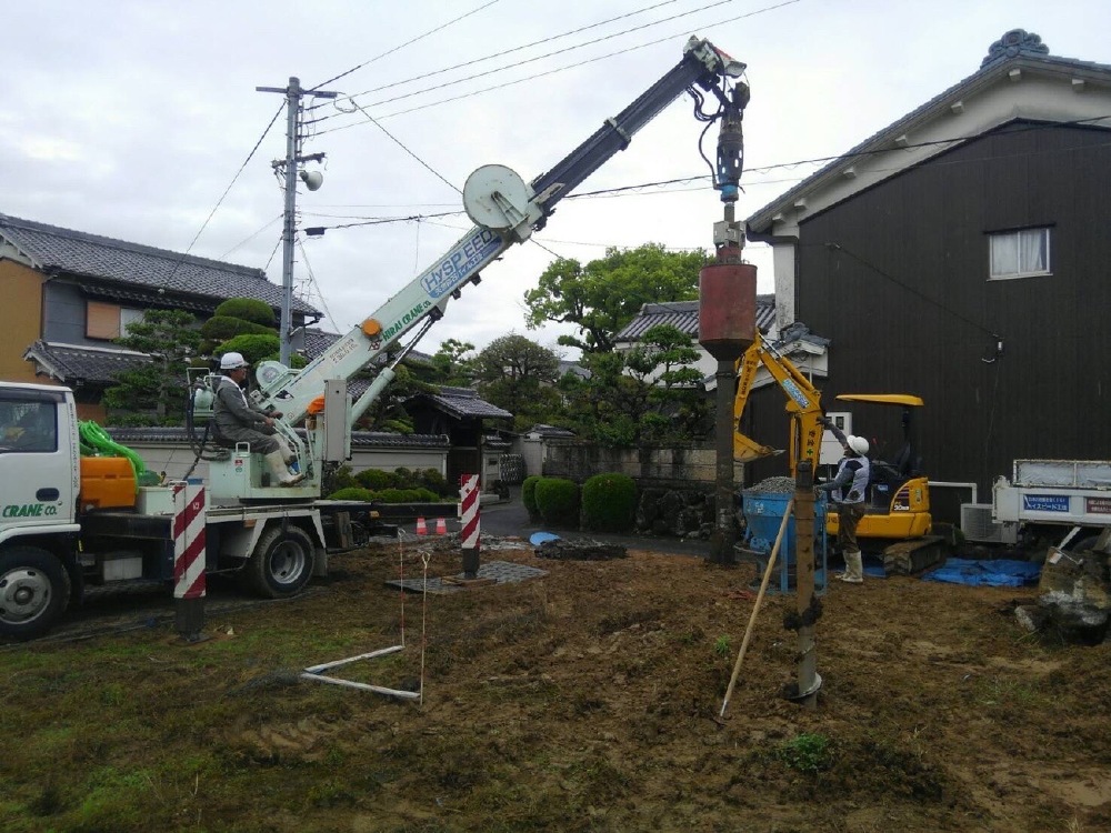 地盤補強工事