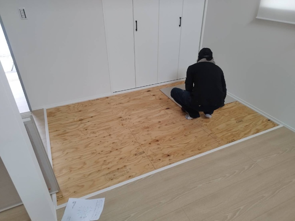 畳が入りました